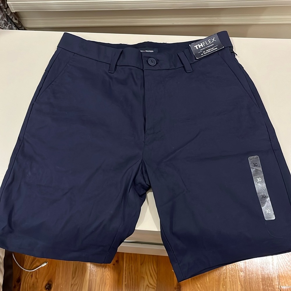 Men’s Tommy Hilfiger TH Flex Navy Blue Shorts